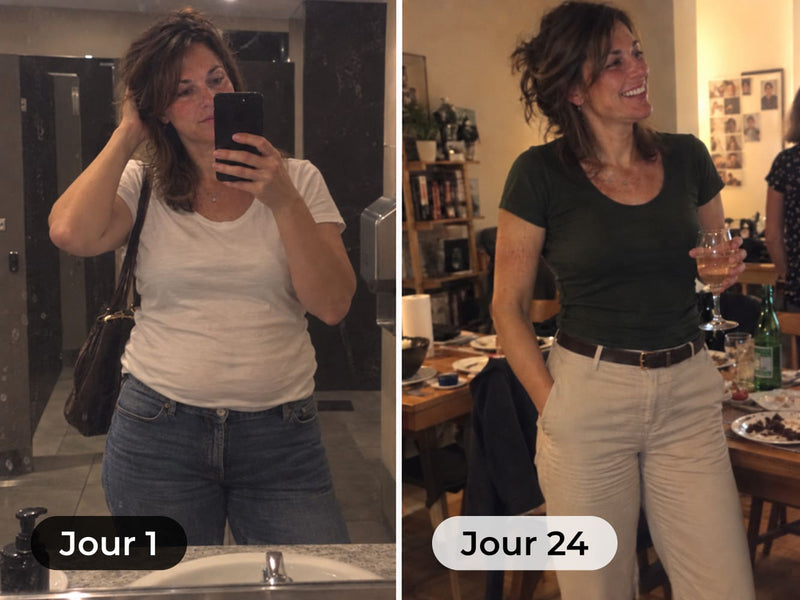 Customer before and after photo